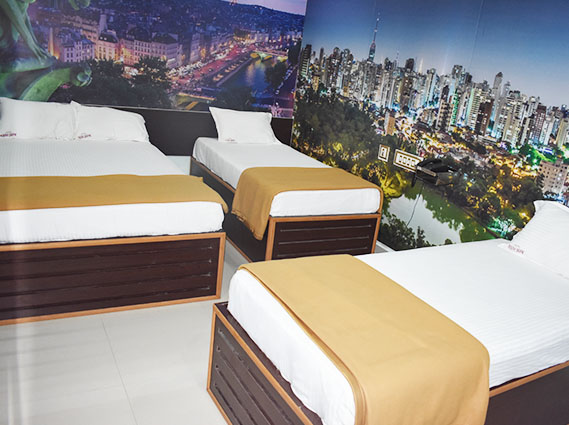 Four Bedded Family Room with spacious interiors and modern amenities at an affordable hotel in Trichy